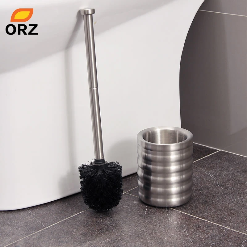 ORZ Bathroom Toilet Brush Holder Set Stainless Steel Toilet Bowl Cleaner Brush with Stand Bathroom Acccessories Cleaning Tools
ORZ Bathroom Toilet Brush Holder Set Stainless Steel Toilet Bowl Cleaner Brush with Stand Bathroom Acccessories Cleaning Tools