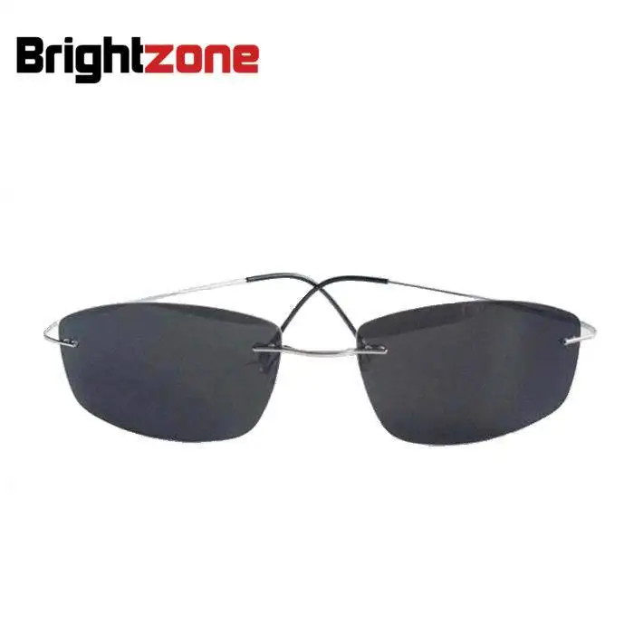 Excellent Super Light Flexible 100% Titanium Rimless Polarized Sunglasses Eyeglasses Eyewear Unisex Gray Green Brown UVA UV400
Excellent Super Light Flexible 100% Titanium Rimless Polarized Sunglasses Eyeglasses Eyewear Unisex Gray Green Brown UVA UV400