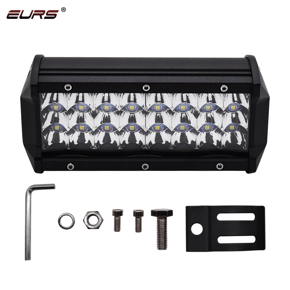 EURS 1PCS LED Work Lamp Bar Spot Flood Combo Work Light 12V 24V 72W 6000K 24LED Car LED Lamp Bulb Motorcycle led bar offroad
EURS 1PCS LED Work Lamp Bar Spot Flood Combo Work Light 12V 24V 72W 6000K 24LED Car LED Lamp Bulb Motorcycle led bar offroad