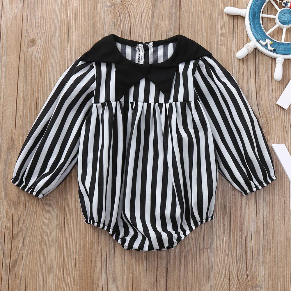 Infant Baby Girls Boys Fashion Long Sleeve Stripe Casual O-Neck Clothes Jumpsuit Romper Outfit
Infant Baby Girls Boys Fashion Long Sleeve Stripe Casual O-Neck Clothes Jumpsuit Romper Outfit