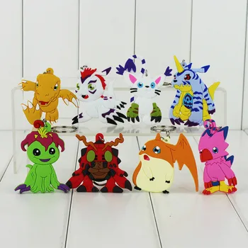 Digimon Adventure Agumon Patamon Tailmon Gomamon Piyomon Gabumon Tentomon Palmon PVC Keychains Pendant Key Digital Monster Toys
Digimon Adventure Agumon Patamon Tailmon Gomamon Piyomon Gabumon Tentomon Palmon PVC Keychains Pendant Key Digital Monster Toys