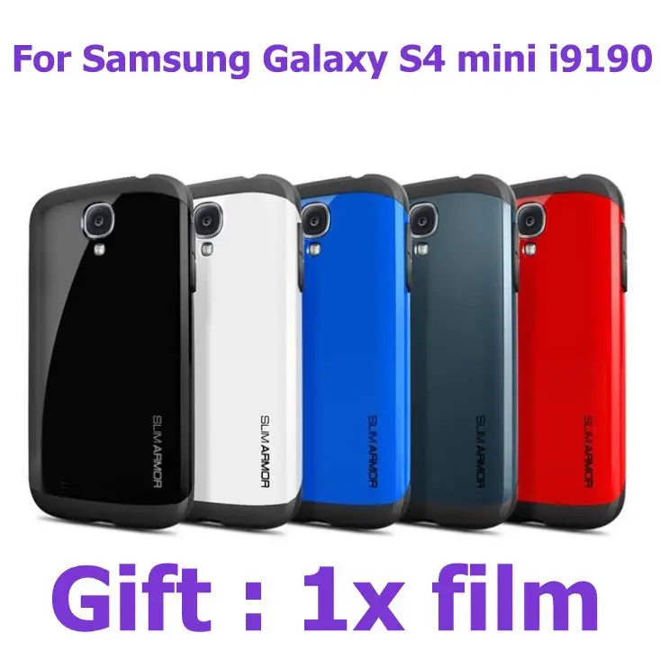S4mini anti-knock Tough silm Armor Armour Protect Shield bags phone Cases for samsung galaxy s4 mini i9190 cover with 1pcs film
S4mini anti-knock Tough silm Armor Armour Protect Shield bags phone Cases for samsung galaxy s4 mini i9190 cover with 1pcs film