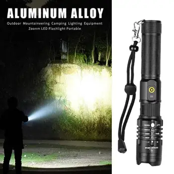 Aluminum Alloy LED Flashlight XHP50 Telescopic Zoom Torch 2500lm Lamp Ligh Outdoor Cycling Tackles IP44 Waterproof Flashlights
Aluminum Alloy LED Flashlight XHP50 Telescopic Zoom Torch 2500lm Lamp Ligh Outdoor Cycling Tackles IP44 Waterproof Flashlights