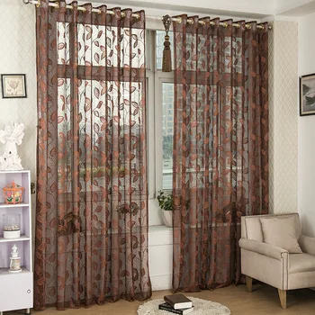 tulles warp knitting Chinese leaves 3D Window Curtains fabric Tulle Sheers Curtains para living room curtains para bed room 1pc
tulles warp knitting Chinese leaves 3D Window Curtains fabric Tulle Sheers Curtains para living room curtains para bed room 1pc