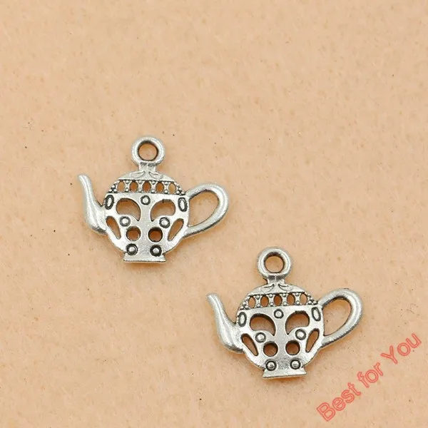 10pcs Tibetan Silver Tone Teapot Charms Fashion Pendants Jewelry Diy Jewelry Findings Craft Charm 21x9mm
10pcs Tibetan Silver Tone Teapot Charms Fashion Pendants Jewelry Diy Jewelry Findings Craft Charm 21x9mm