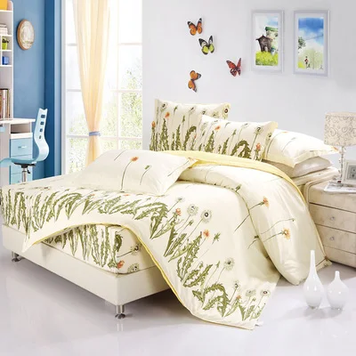 Dandelion Bedding sets 6pcs duvet doona quilt fitted cover ned sheet 100% cotton king queen full twin size bedclothes linens
Dandelion Bedding sets 6pcs duvet doona quilt fitted cover ned sheet 100% cotton king queen full twin size bedclothes linens