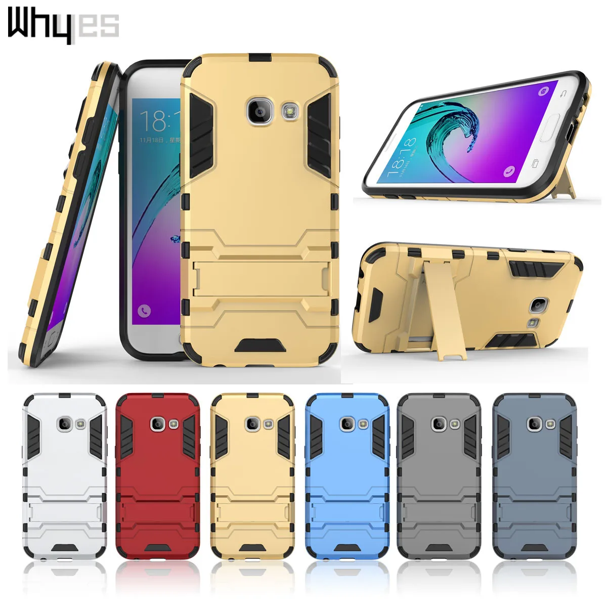 Whyes For Samsung A320 Case Soft Silicone Full Protection PC And TPU Hybrid Hard Back Cover For Samsung Galaxy A3 2017 Case
Whyes For Samsung A320 Case Soft Silicone Full Protection PC And TPU Hybrid Hard Back Cover For Samsung Galaxy A3 2017 Case