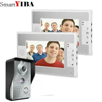 SmartYIBA Video Doorbell System Kit 2*7 Inch Monitor Video Door Phone with Electric lock-control function Handsfree
SmartYIBA Video Doorbell System Kit 2*7 Inch Monitor Video Door Phone with Electric lock-control function Handsfree