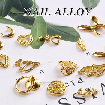 10pcs/lot gold moon snowflakes butterfly feather ice cream mermaid nail charm sticker alloy decor
10pcs/lot gold moon snowflakes butterfly feather ice cream mermaid nail charm sticker alloy decor