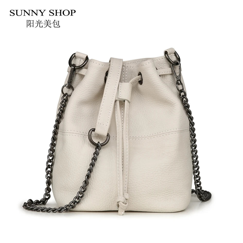 SUNNY SHOP Retro Plaid Luxury 100% Women's Genuine Leather Handbag Small Bucket Bag Brand Designer Original Leather Shoulder 
SUNNY SHOP Retro Plaid Luxury 100% Women's Genuine Leather Handbag Small Bucket Bag Brand Designer Original Leather Shoulder