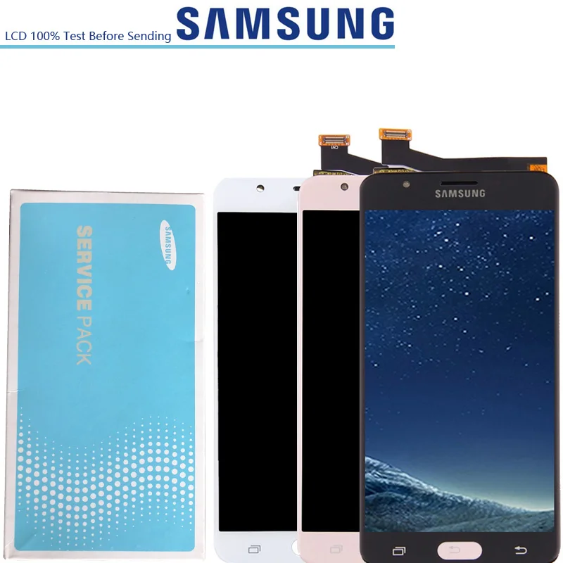 Оригинальный сменный ЖК экран для Samsung Galaxy J7 Prime G6100 G610F G610K G610L G610S дигитайзер