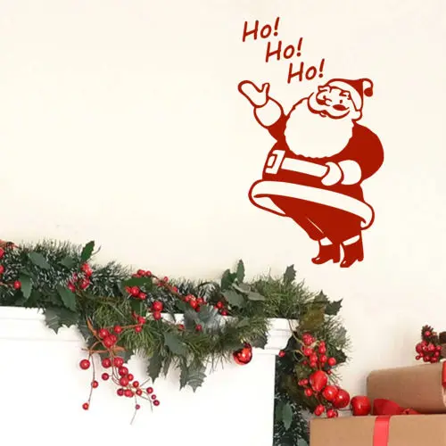 Cute Christmas Santa Clause Says Ho Ho Ho Home Decoration Vinyl Wall Sticker Kids Children Love Most Wall Sticker Y-740
Cute Christmas Santa Clause Says Ho Ho Ho Home Decoration Vinyl Wall Sticker Kids Children Love Most Wall Sticker Y-740