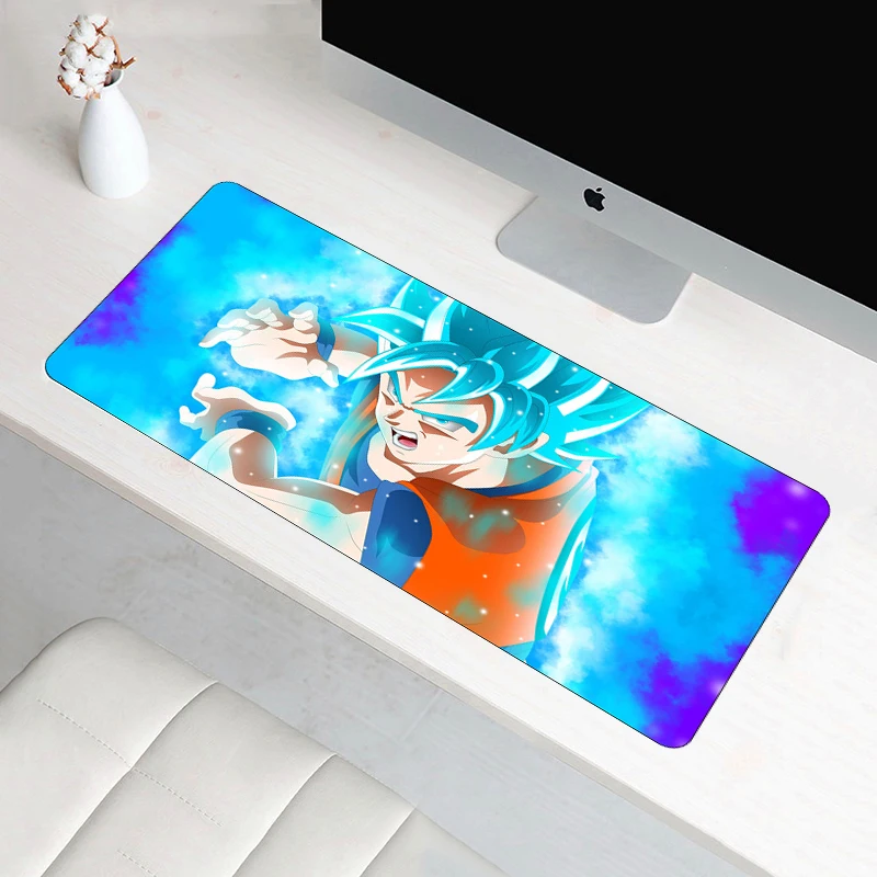 Большой 60x30 см супер Коврик для мыши Dragon Ball геймер XL Блокировка края аниме игровой