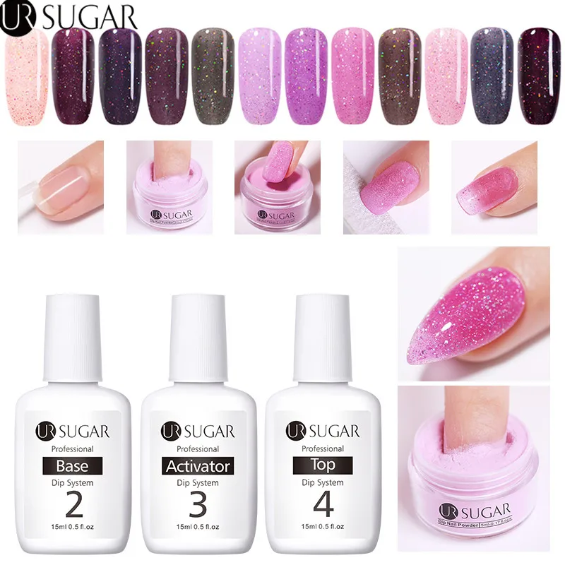 UR SUGAR 5ml Holographic Glitter Dipping Nail Powder Set Gradient Nails Dip Decoration Powder Natural Dry Without Lamp Cure Top
UR SUGAR 5ml Holographic Glitter Dipping Nail Powder Set Gradient Nails Dip Decoration Powder Natural Dry Without Lamp Cure Top