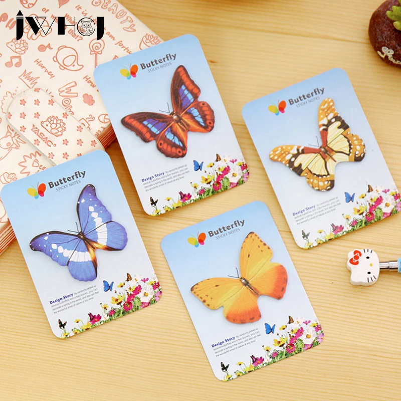 4pc/lot Colorful butterfly Decor sticker pad paper sticky notes post notepad memo stationery papeleria school office supplies
4pc/lot Colorful butterfly Decor sticker pad paper sticky notes post notepad memo stationery papeleria school office supplies