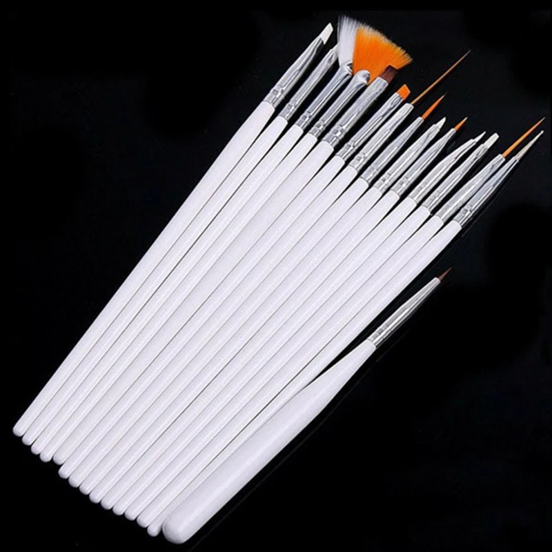 15pcs Professional UV Gel Acrylic Nail Art Brush Set Design Gel Polish Painting Drawing Pen Manicure Nails Tips Tools New Kit
15pcs Professional UV Gel Acrylic Nail Art Brush Set Design Gel Polish Painting Drawing Pen Manicure Nails Tips Tools New Kit