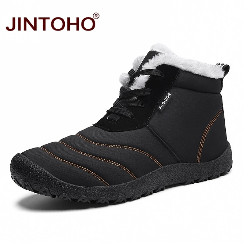 JINTOHO Super Warm Men Winter Boots for Men Warm Waterproof Rain Boots Shoes 2018 New Men's Ankle Snow Boot Botas Masculina Bota
JINTOHO Super Warm Men Winter Boots for Men Warm Waterproof Rain Boots Shoes 2018 New Men's Ankle Snow Boot Botas Masculina Bota