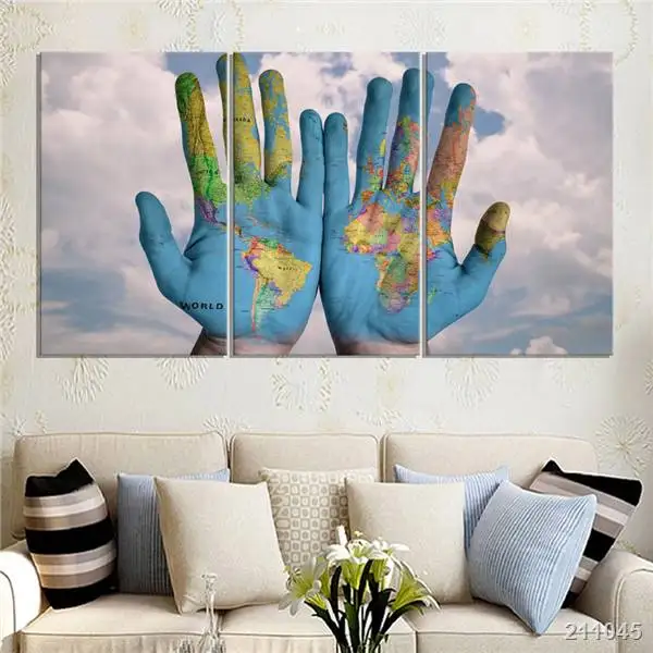 3 Piece Canvas Wall Art World Map In Hand Printed Painting On Canvas Wall Pictures For Living Room Decorative Pictures Unframed
3 Piece Canvas Wall Art World Map In Hand Printed Painting On Canvas Wall Pictures For Living Room Decorative Pictures Unframed