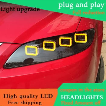 Car Styling Head Lamp for Mazda 6 Headlights mazda 6 2003-2016 LED Headlight H7 D2H Hid Option four Eyes Bi Xenon Beam lens
Car Styling Head Lamp for Mazda 6 Headlights mazda 6 2003-2016 LED Headlight H7 D2H Hid Option four Eyes Bi Xenon Beam lens