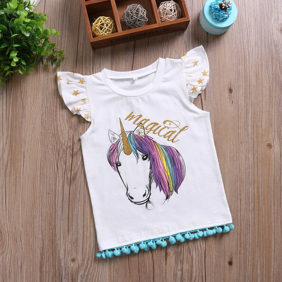 Cute Unicorn Baby Girl Cotton Short Sleeve T-shirt Tops Matching Outfits Summer Children Clothing
Cute Unicorn Baby Girl Cotton Short Sleeve T-shirt Tops Matching Outfits Summer Children Clothing