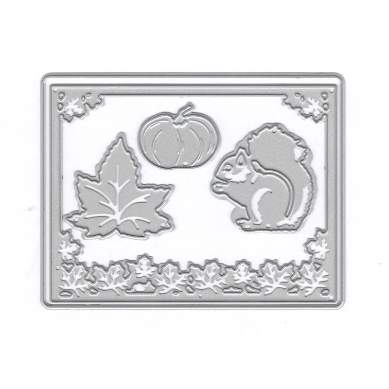 YaMinSanNiO Metal Cutting Dies Scrapbooking For Card Making DIY Embossing Cuts New Craft Squirrel Cover Leaves Pumpkin
YaMinSanNiO Metal Cutting Dies Scrapbooking For Card Making DIY Embossing Cuts New Craft Squirrel Cover Leaves Pumpkin