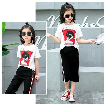 girls clothes girls clothing cotton T-shirt plus pants 2 piece set boutique kids clothing 4 to 15 years old girls outfits 
girls clothes girls clothing cotton T-shirt plus pants 2 piece set boutique kids clothing 4 to 15 years old girls outfits