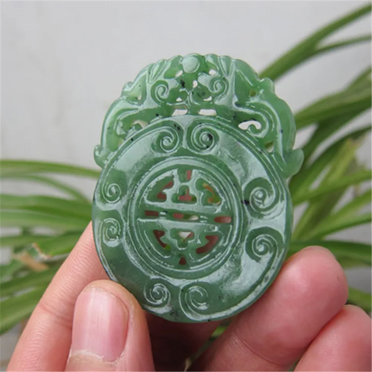 Drop Shipping Fine carving 100% jewelry Green HETIAN Nephrite Necklace Pendant with free rope
Drop Shipping Fine carving 100% jewelry Green HETIAN Nephrite Necklace Pendant with free rope
