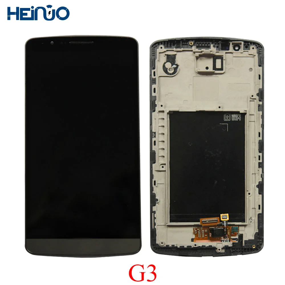 Original 5.5" 100% Tested for LG G3 D850 D851 D855 LCD Screen Touch Screen Digitizer Assembly Ekran with frame Replacement parts
Original 5.5" 100% Tested for LG G3 D850 D851 D855 LCD Screen Touch Screen Digitizer Assembly Ekran with frame Replacement parts