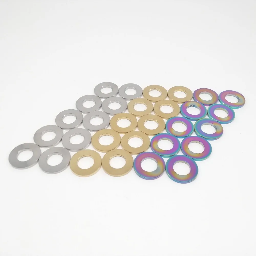 10Pcs M10 Titanium Ti Flat Washer Grade 5 DIN125 Spacer washers for Bicycle Cycling Motorcycle Car
10Pcs M10 Titanium Ti Flat Washer Grade 5 DIN125 Spacer washers for Bicycle Cycling Motorcycle Car