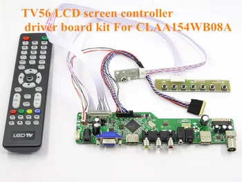 New T.VST56 board LCD LED screen for CLAA154WB08A screen controller board (TV+HDMI+VGA+CVBS+USB) Driver Board
New T.VST56 board LCD LED screen for CLAA154WB08A screen controller board (TV+HDMI+VGA+CVBS+USB) Driver Board