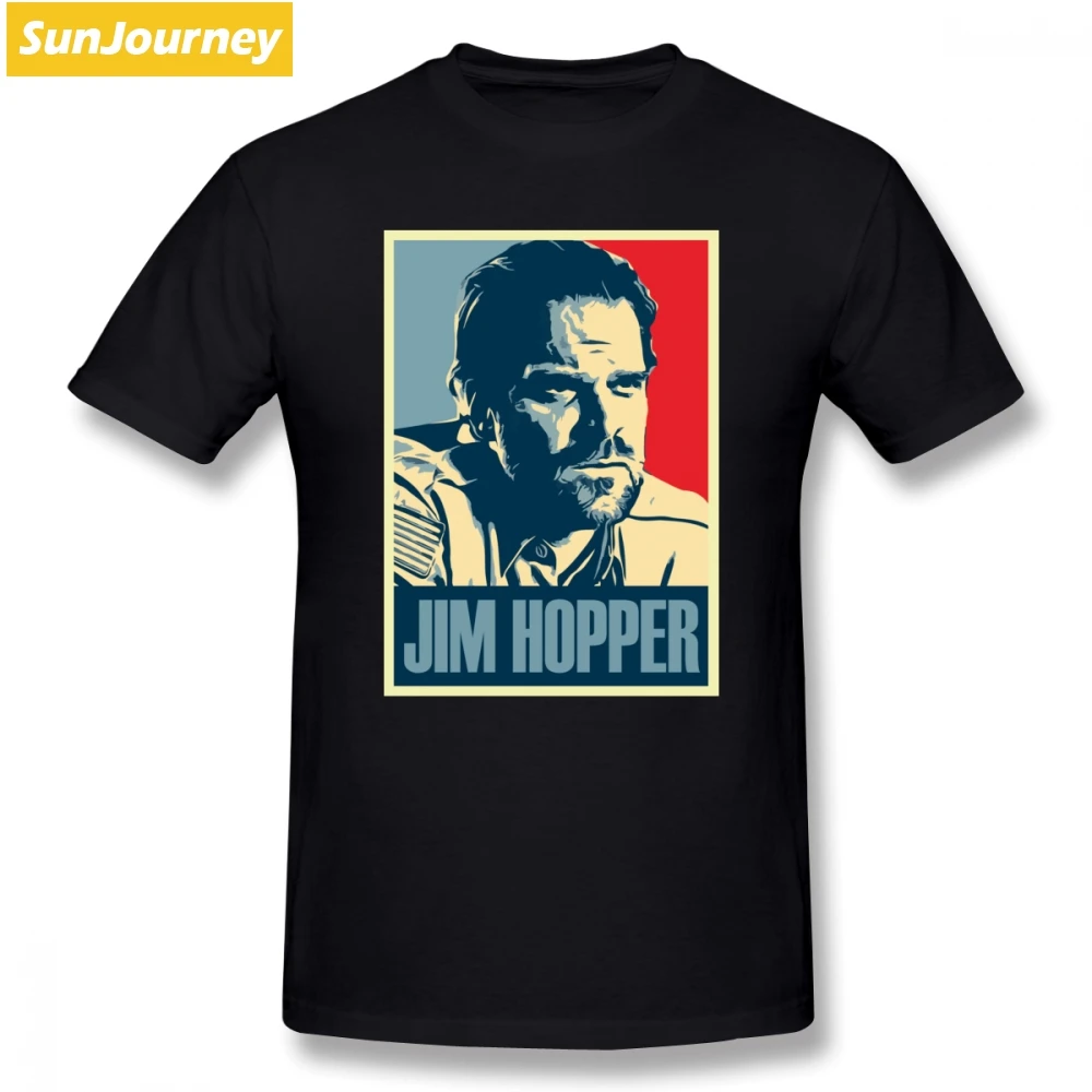 Stranger Things Jim Hopper Men T Shirt Hiphop Car Styling Plus Size Cotton Custom Short Sleeve Men's T-shirts
Stranger Things Jim Hopper Men T Shirt Hiphop Car Styling Plus Size Cotton Custom Short Sleeve Men's T-shirts