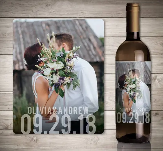 5pcs personalize photo Wedding Wine Bottle Stickers lables birthday engagement party wine bottle lable favors sticker
5pcs personalize photo Wedding Wine Bottle Stickers lables birthday engagement party wine bottle lable favors sticker