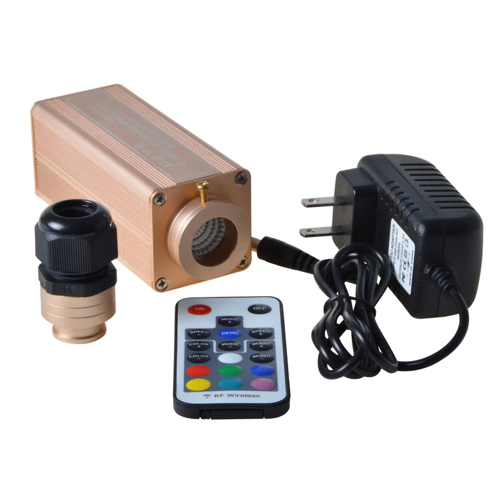 DIY color 9W RGB LED fiber optic diy ceiling kit light engine with remote controller for any fibre optics
DIY color 9W RGB LED fiber optic diy ceiling kit light engine with remote controller for any fibre optics
