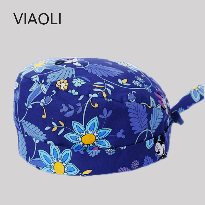 Viaoli New Dentist Surgical Caps Cotton Scrub Caps for Women and men Hospital Medical Hats Printing dentist cap/hat
Viaoli New Dentist Surgical Caps Cotton Scrub Caps for Women and men Hospital Medical Hats Printing dentist cap/hat