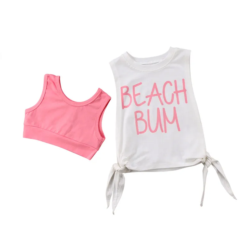 2018 Fashion Kids Baby Girl Clothes Knotted Overdress Tops+Vest 2Pcs Summer Casual Home Clothing 1-6T
2018 Fashion Kids Baby Girl Clothes Knotted Overdress Tops+Vest 2Pcs Summer Casual Home Clothing 1-6T