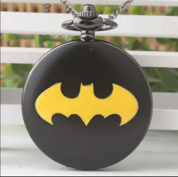 New Fashion Batman Black Dial Movie Quartz Pocket Watch Analog Pendant Necklace Men Women Watches Chain Gift PO584
New Fashion Batman Black Dial Movie Quartz Pocket Watch Analog Pendant Necklace Men Women Watches Chain Gift PO584