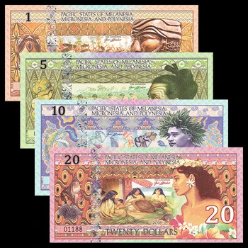 Melanesia, Micronesia and Polynesia 4 PCS, Pacific States, Fancy Notes, Polymer, 2018, Business COMM. Collection, Gift, Original
Melanesia, Micronesia and Polynesia 4 PCS, Pacific States, Fancy Notes, Polymer, 2018, Business COMM. Collection, Gift, Original