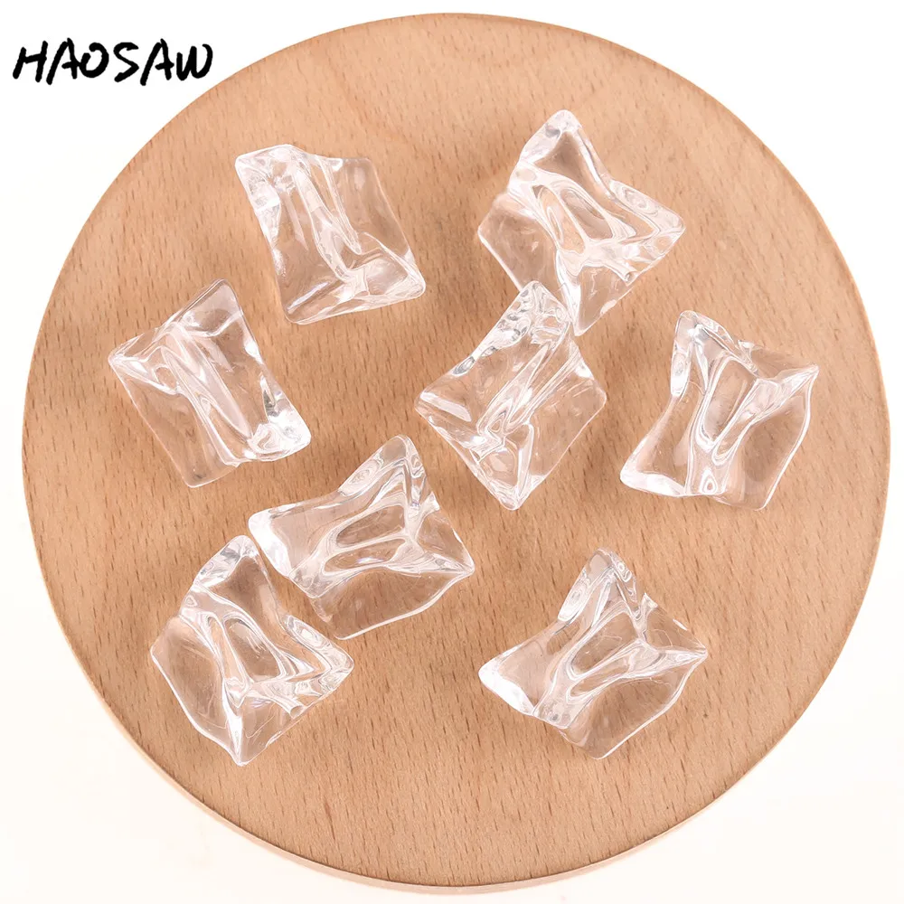 HAOSAW 16*20MM 10Pcs/Lot Plastic Clear Beads/Irregular Design Stone Beads/Jewelry Accessories/DIY Jewelry Making/HandMade
HAOSAW 16*20MM 10Pcs/Lot Plastic Clear Beads/Irregular Design Stone Beads/Jewelry Accessories/DIY Jewelry Making/HandMade