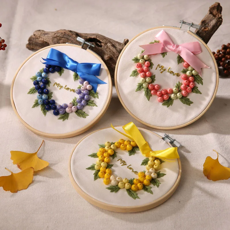 Europe DIY Ribbon Flowers Bowknot Embroidery Set with Frame for Beginner Needlework Kits Cross Stitch for Wall Christmas Decor
Europe DIY Ribbon Flowers Bowknot Embroidery Set with Frame for Beginner Needlework Kits Cross Stitch for Wall Christmas Decor