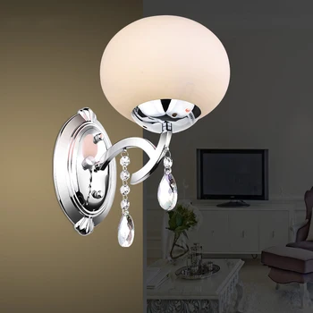 Modern Glass Lampshade Bedside Wall Lamp High Quality K9 Crystal LED Wall Lamp Bedroom Wall Lamp Cosmetic Lamp Crystal
Modern Glass Lampshade Bedside Wall Lamp High Quality K9 Crystal LED Wall Lamp Bedroom Wall Lamp Cosmetic Lamp Crystal