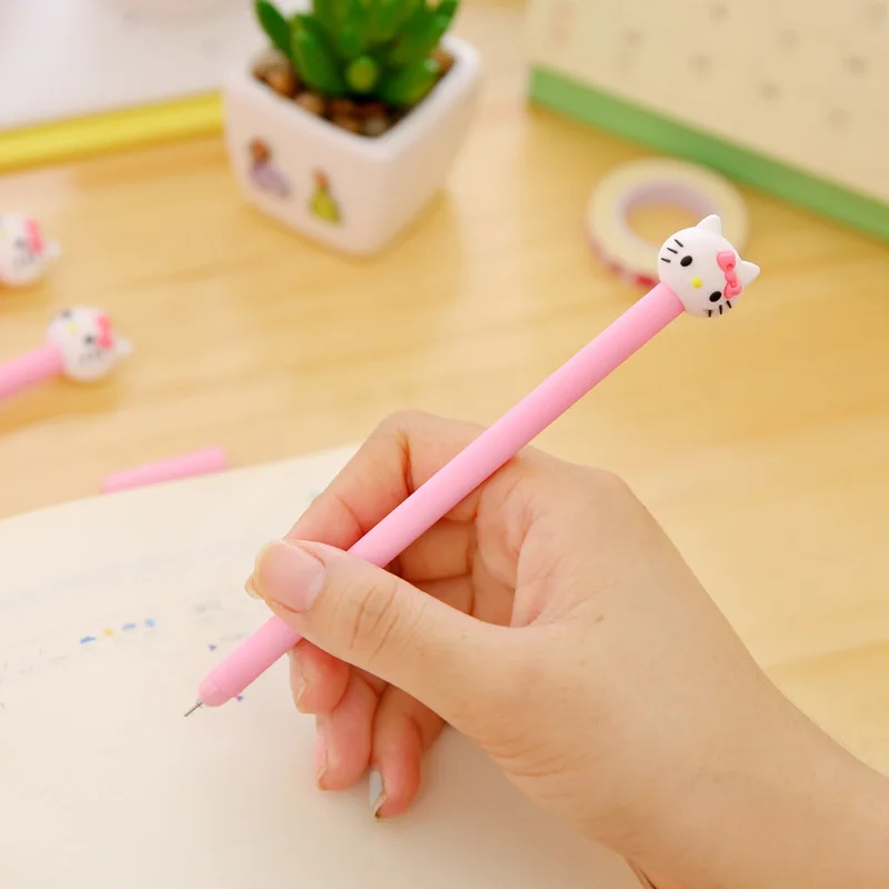 24 Pcs Cartoon Korean Wind Creative Water Pen Stationery Cat Neutral Pen Cute Doll Black Signature Kawaii School Supplies Pen
24 Pcs Cartoon Korean Wind Creative Water Pen Stationery Cat Neutral Pen Cute Doll Black Signature Kawaii School Supplies Pen