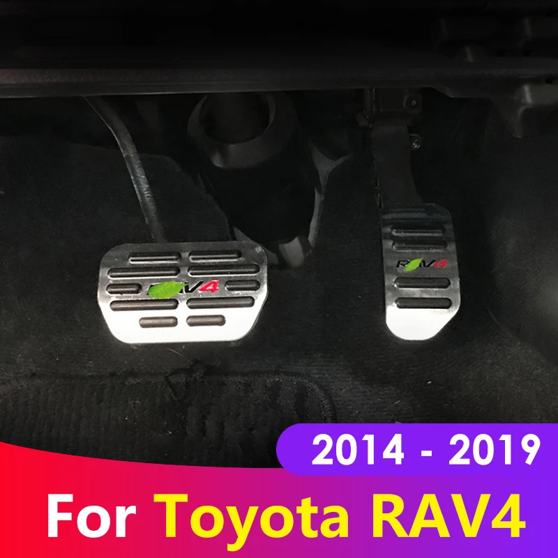 Aluminum Car Styling Accelerator Gas Pedal Brake Pedal Cover AT For TOYOTA RAV4 2013 2014 2015 2016 2017 2018 2019 Accessories
Aluminum Car Styling Accelerator Gas Pedal Brake Pedal Cover AT For TOYOTA RAV4 2013 2014 2015 2016 2017 2018 2019 Accessories