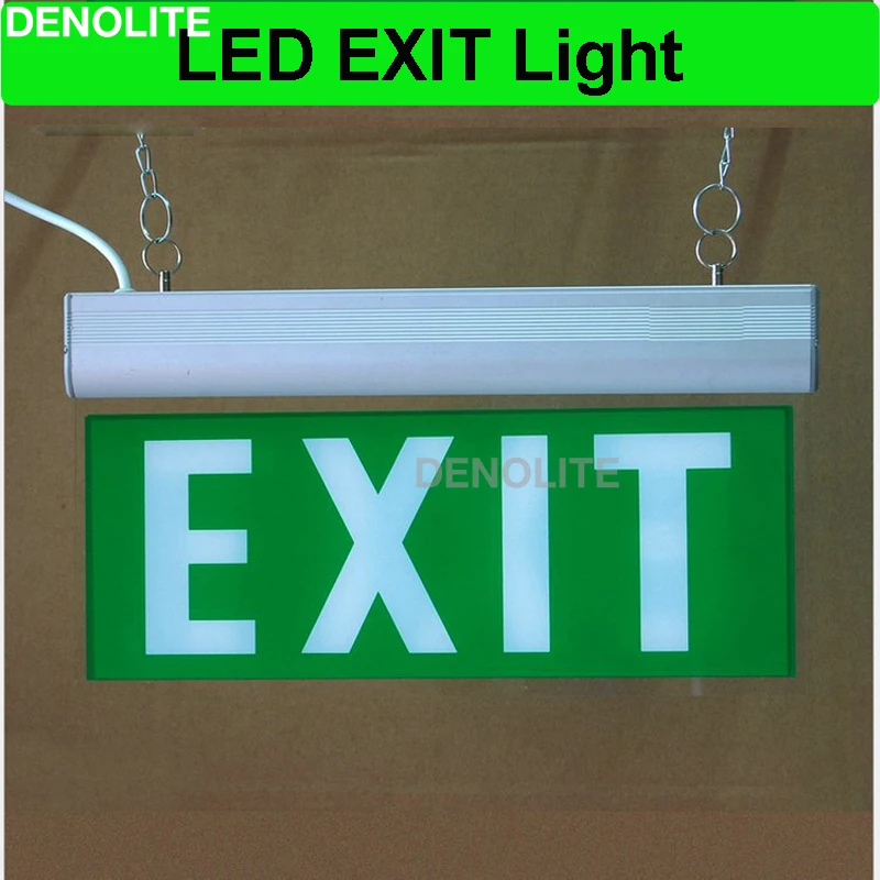 LED Exit Sign Lamp Rechargeable Emergency Light With Ni-Cd1.2V Battery Led Emergency Exit Light 3W 6/8 Green Leds Lighting
LED Exit Sign Lamp Rechargeable Emergency Light With Ni-Cd1.2V Battery Led Emergency Exit Light 3W 6/8 Green Leds Lighting