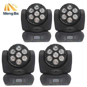 MengBa 4pcs/ moving head beam 7*12W RGBW 4IN1 beam led rgbw Led Moving Head Light DMX led Effect Lighting
MengBa 4pcs/ moving head beam 7*12W RGBW 4IN1 beam led rgbw Led Moving Head Light DMX led Effect Lighting