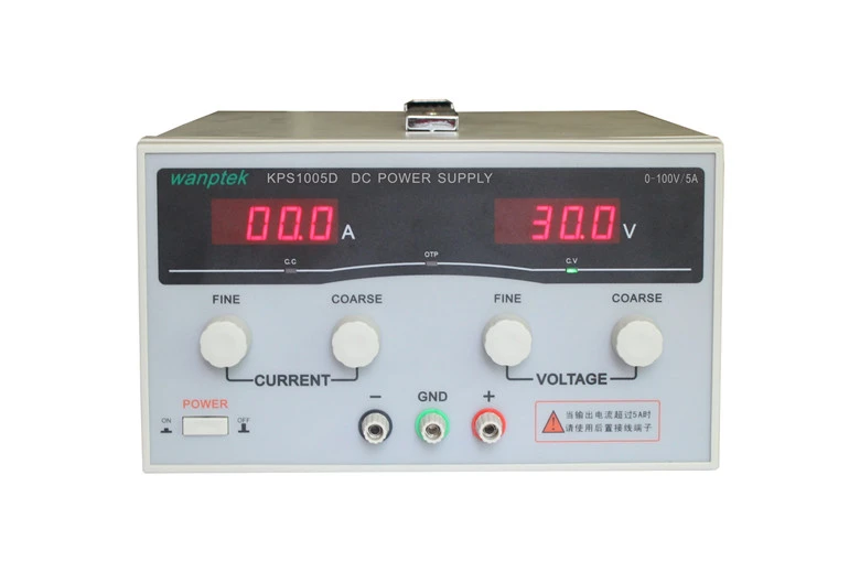 KPS1005D High precision High Power Adjustable LED Dual Display Switching DC power supply 220V EU 100V/5A
KPS1005D High precision High Power Adjustable LED Dual Display Switching DC power supply 220V EU 100V/5A