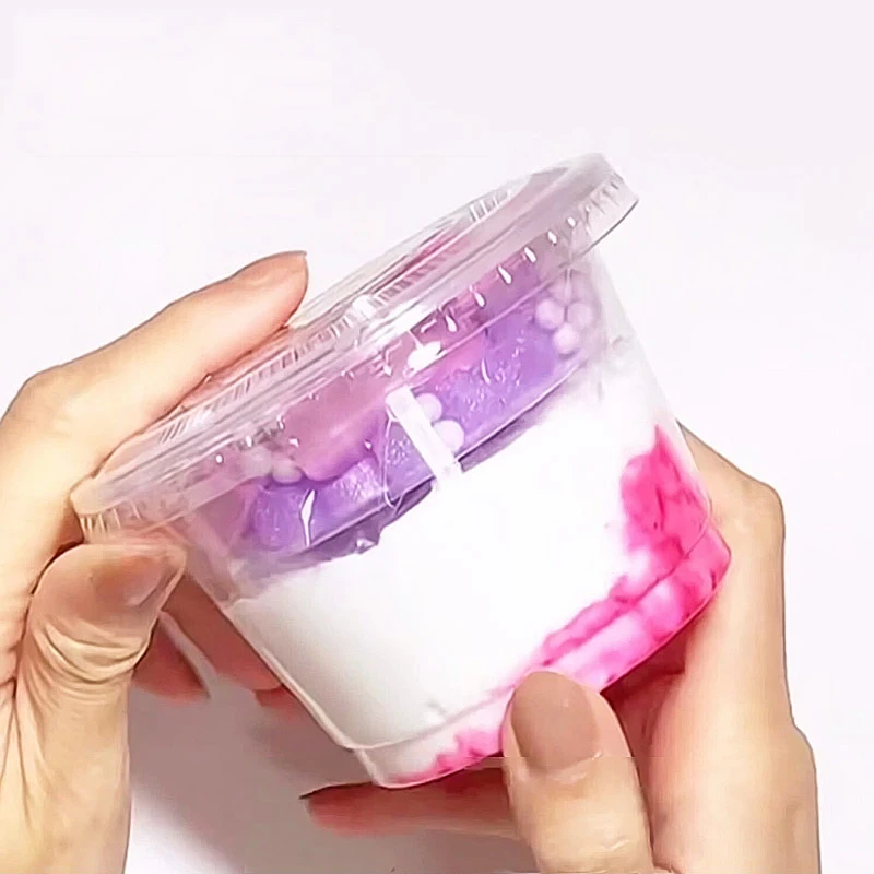 Happy Monkey 25pcs 250ml Slime Box Container Plastic Double Layer Storage Box For Fluffy Cloud Clear Slime In Stock
Happy Monkey 25pcs 250ml Slime Box Container Plastic Double Layer Storage Box For Fluffy Cloud Clear Slime In Stock