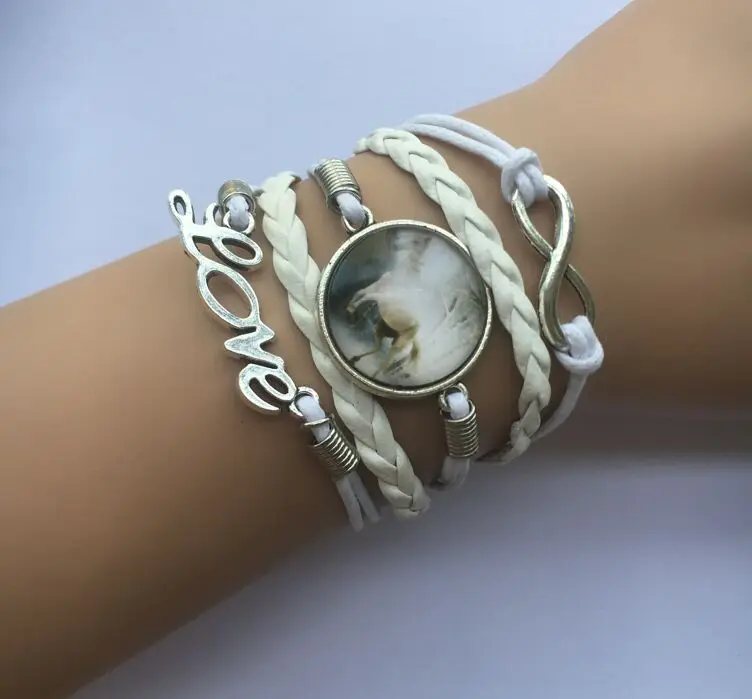 1pcs infinity handmade bracelet leather vintage charm wax cord fashionable Multilayer Braided jewerlly Bracelet 6019
1pcs infinity handmade bracelet leather vintage charm wax cord fashionable Multilayer Braided jewerlly Bracelet 6019