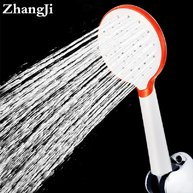 ZhangJi многоцветный дождь ручной душ Классический дизайн большая панель спарж ABS