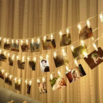 Photo Clip Led String String Factory Direct Battery Box USB Clip Light String Party LED Light 5 M Light Line
Photo Clip Led String String Factory Direct Battery Box USB Clip Light String Party LED Light 5 M Light Line