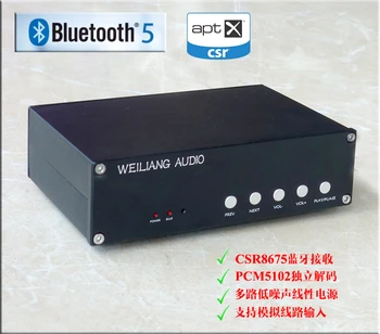 SNY-30A CSR8675 Bluetooth 5.0 Receiver Audio Decoder Independent PCM5102 DAC with Analog Input
SNY-30A CSR8675 Bluetooth 5.0 Receiver Audio Decoder Independent PCM5102 DAC with Analog Input